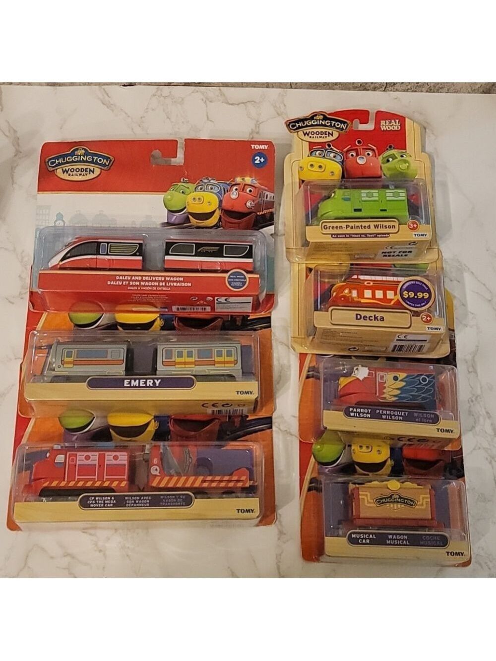 HUGE LOT Tomy Chuggington wood railway trains